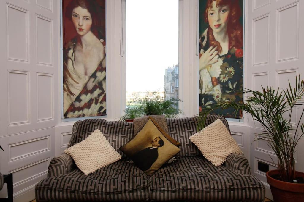 Holyrood Park: Lush & Arty 2 Double Bed Flat Apartment Edinburgh Luaran gambar
