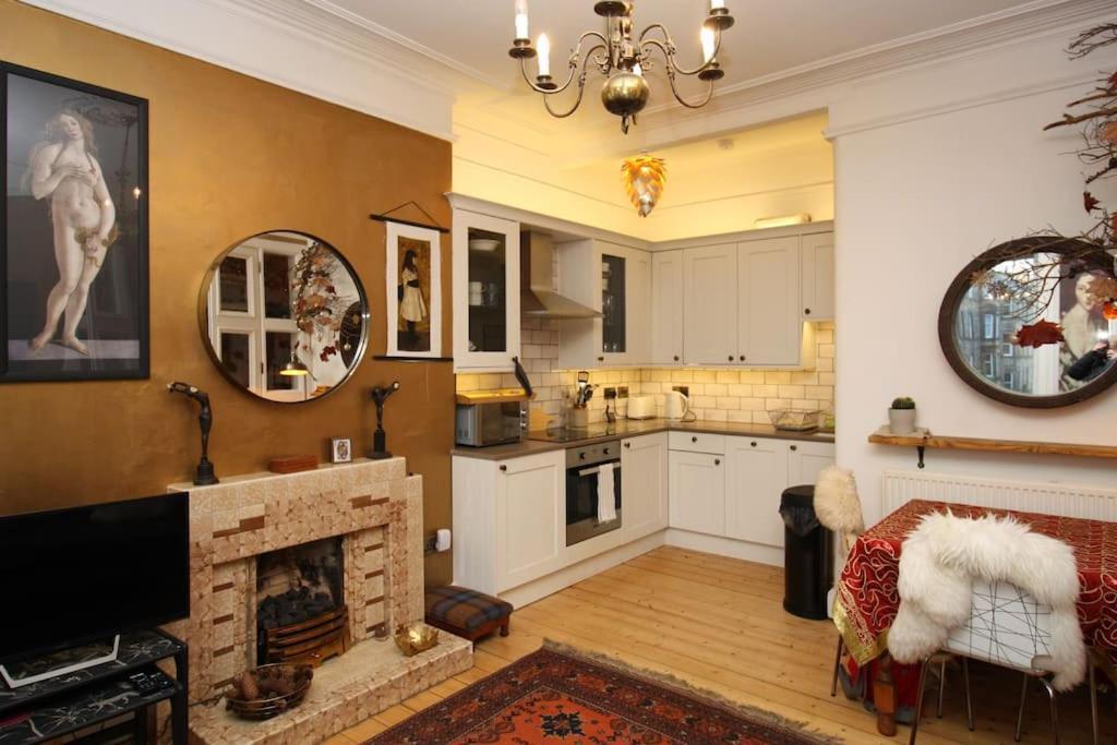 Holyrood Park: Lush & Arty 2 Double Bed Flat Apartment Edinburgh Luaran gambar
