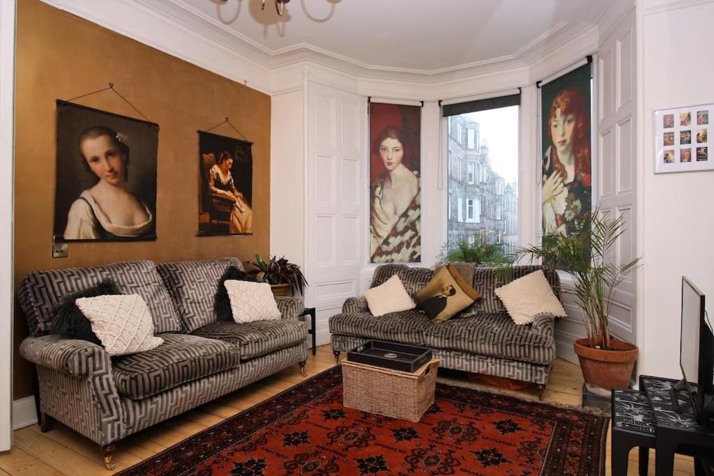 Holyrood Park: Lush & Arty 2 Double Bed Flat Apartment Edinburgh Luaran gambar