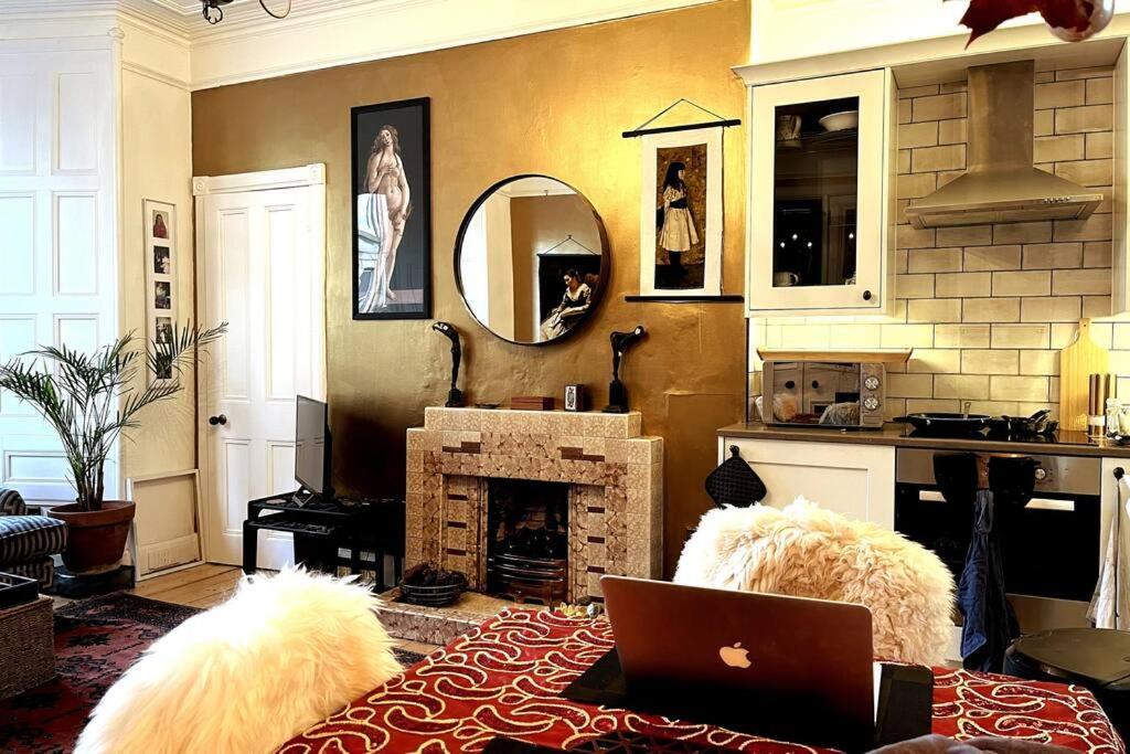 Holyrood Park: Lush & Arty 2 Double Bed Flat Apartment Edinburgh Luaran gambar